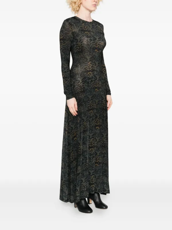 Ulla Johnson Printed Jersey Dress - Green