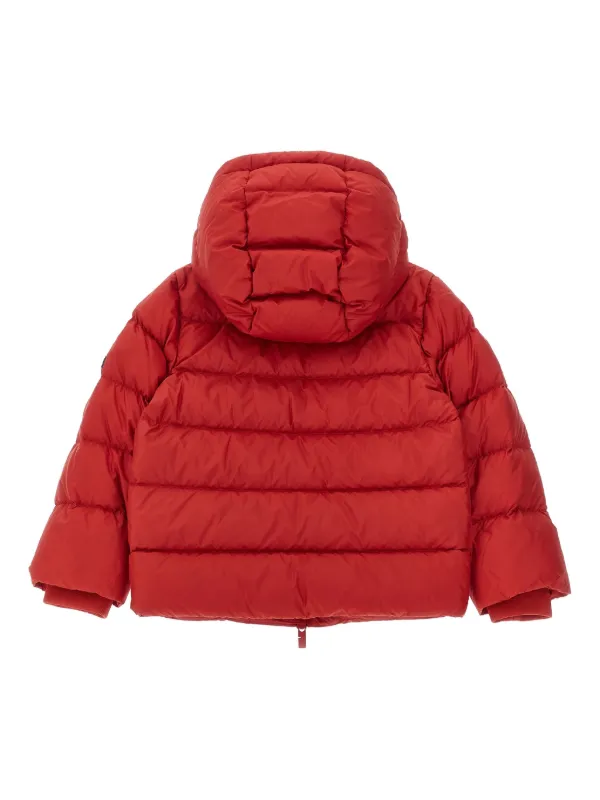 Burberry Kids キルティング フーデッドジャケット | レッド | FARFETCH JP