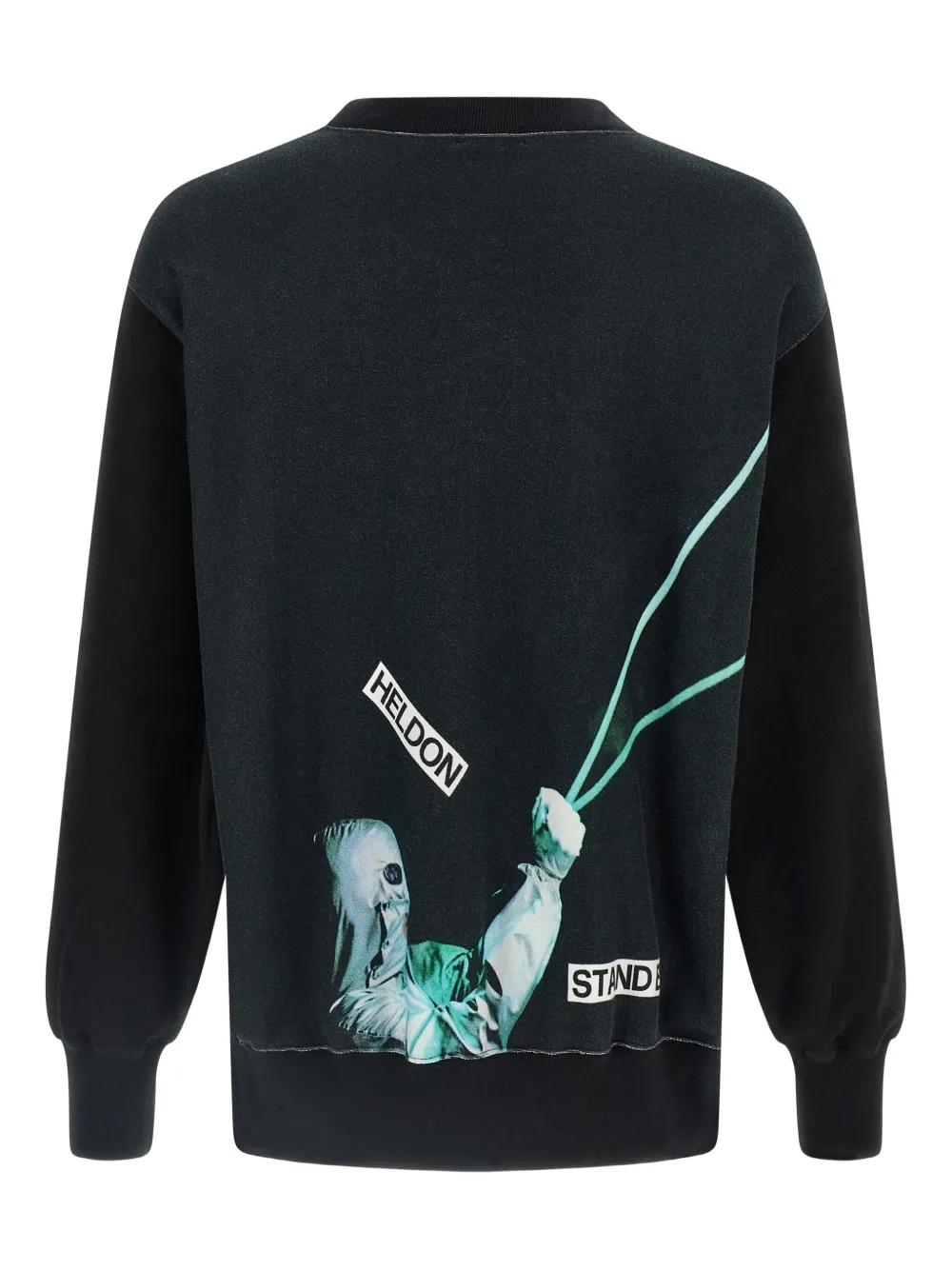Undercover Sweater met print - Zwart
