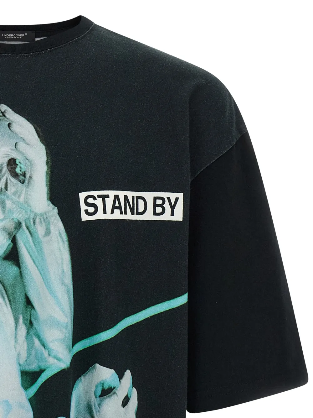 Undercover T-shirt met print Zwart