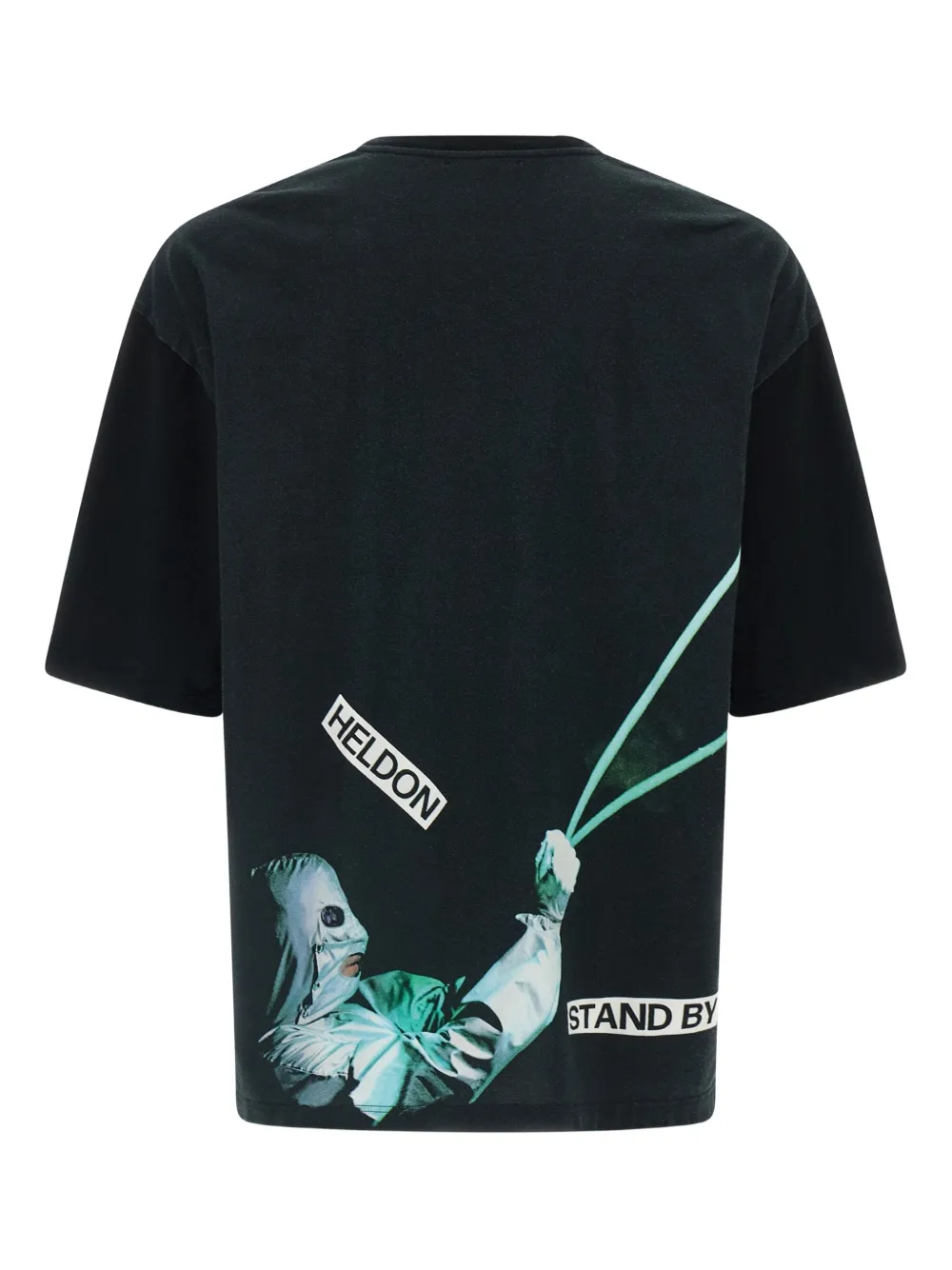 Undercover T-shirt met print - Zwart
