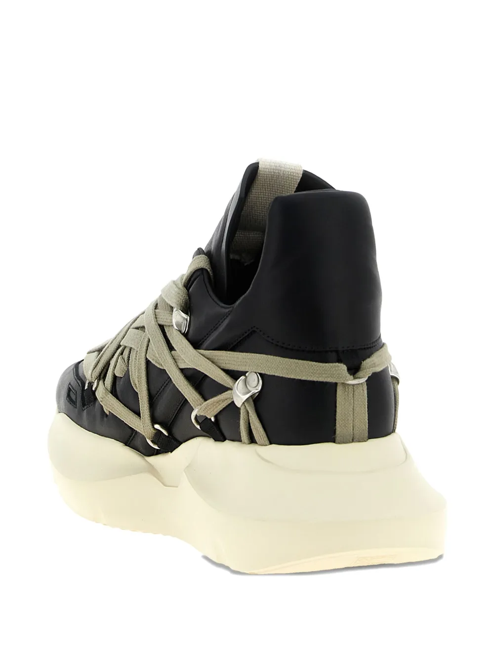 Rick Owens Megalace Geth Runner lace-up sneakers Black