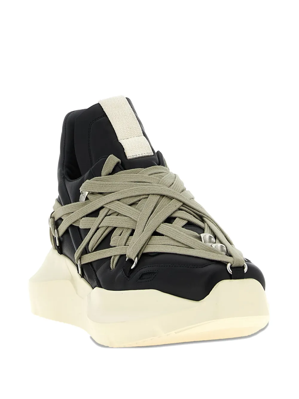 Rick Owens Megalace Geth Runner lace-up sneakers Black