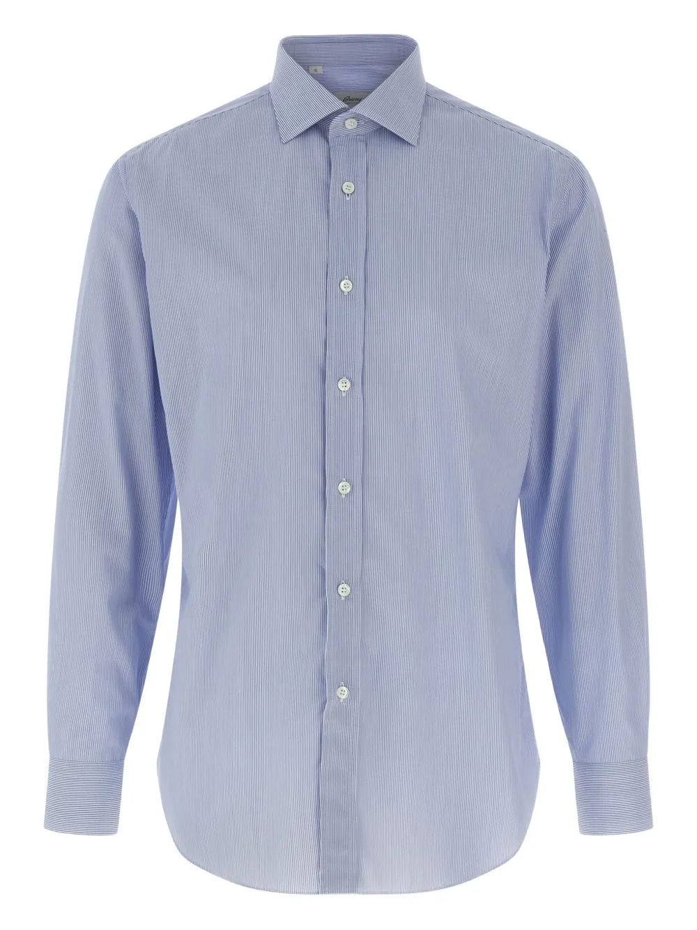 Brioni striped cotton shirt | Blue | Image 1
