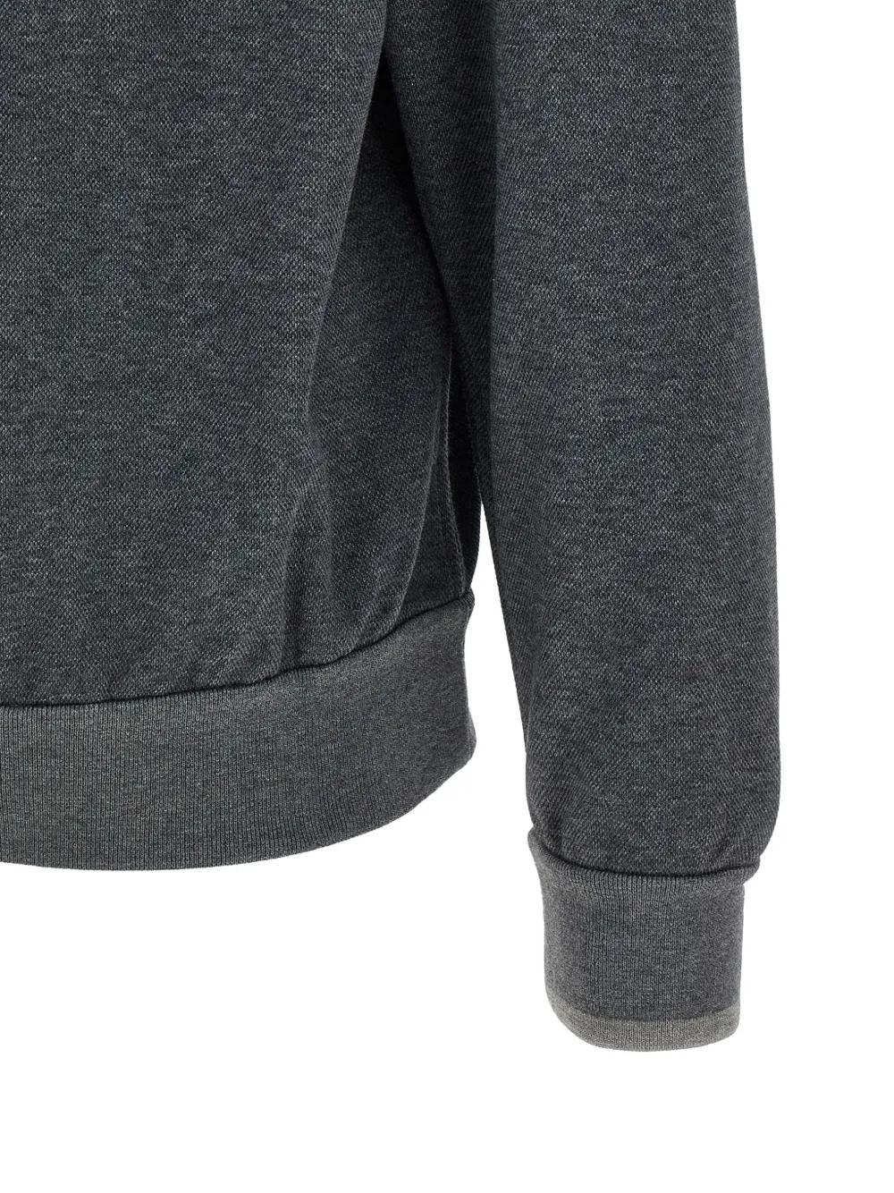 Brioni Sweater met rits Grijs