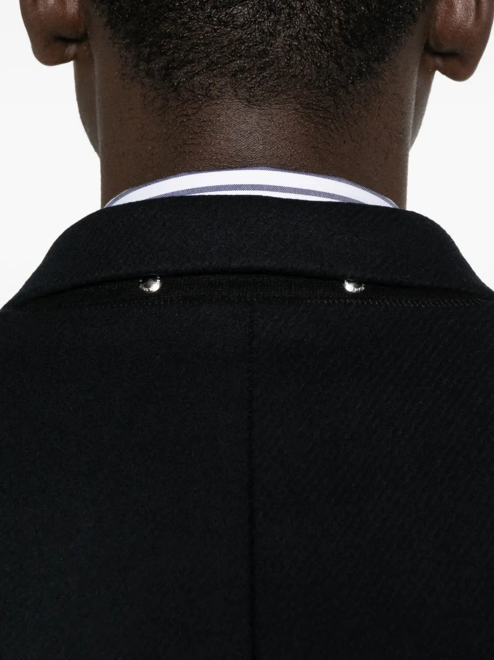Paul Smith Three-button Wool-blend Coat In Black