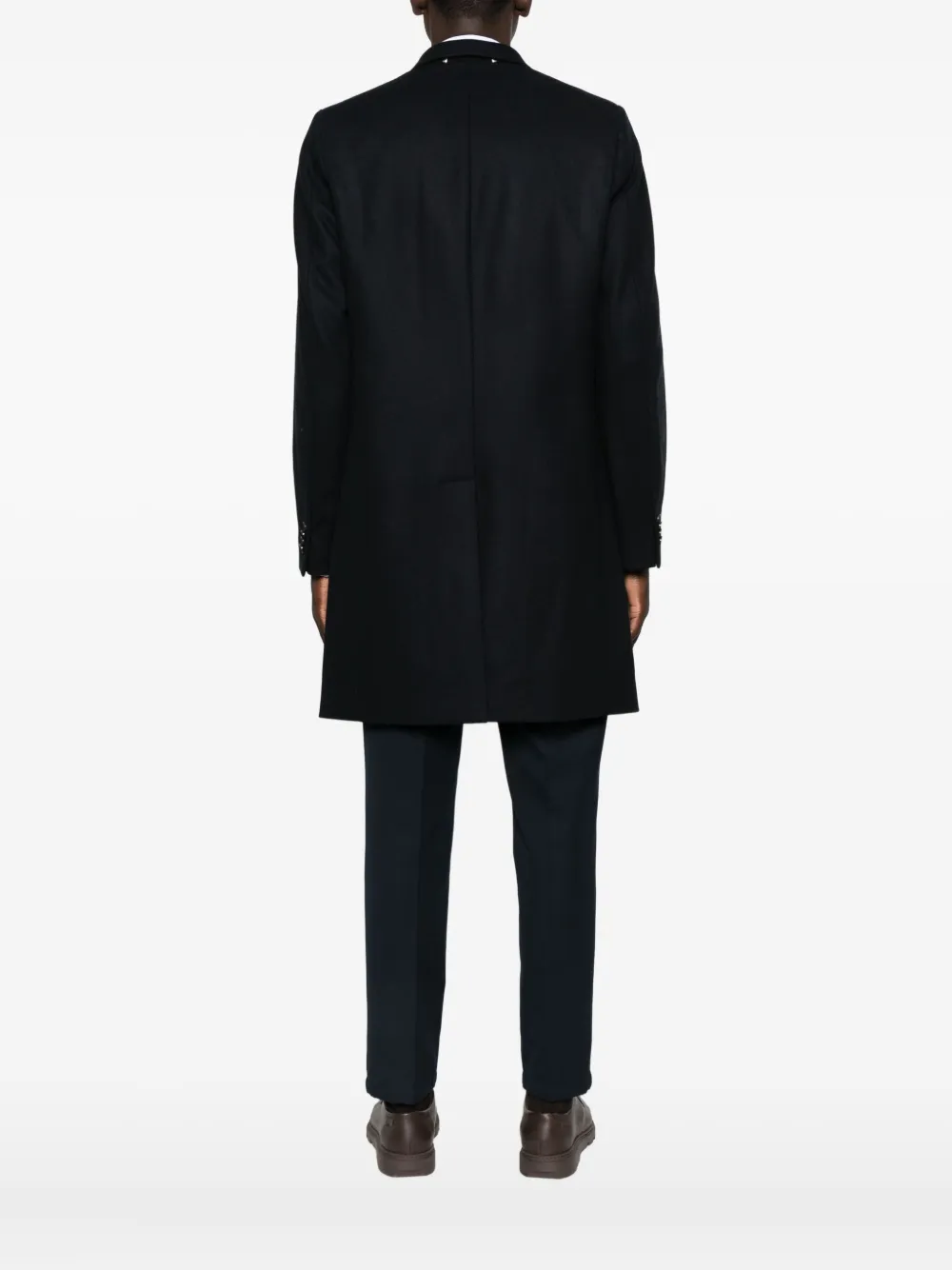 Paul Smith Three-button Wool-blend Coat In Black