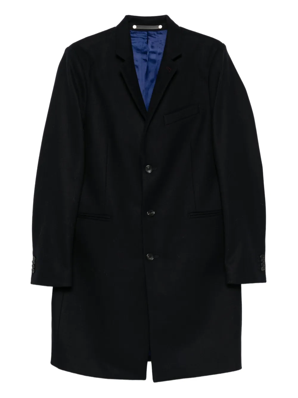 Paul Smith three-button wool-blend coat | Black | Image 1