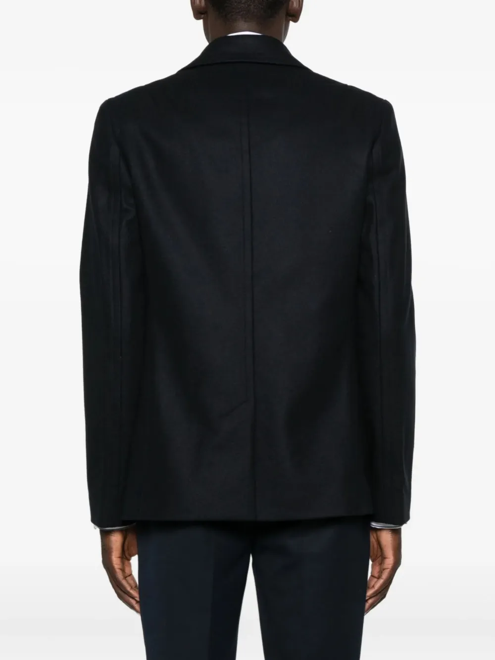 Paul Smith Jas met drie knopen van wolblend Zwart