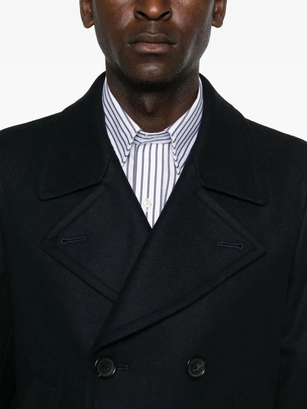 Paul Smith Jas met drie knopen van wolblend Zwart