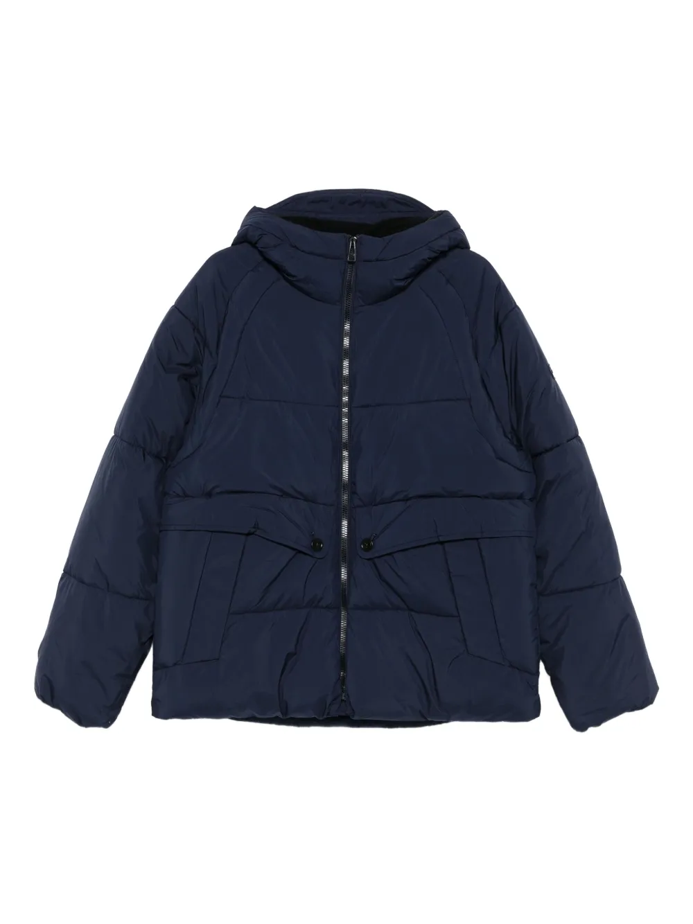 Paul Smith フーデッド キルティングジャケット - ブルー Paul Smith フーデッド キルティングジャケット - ブルー