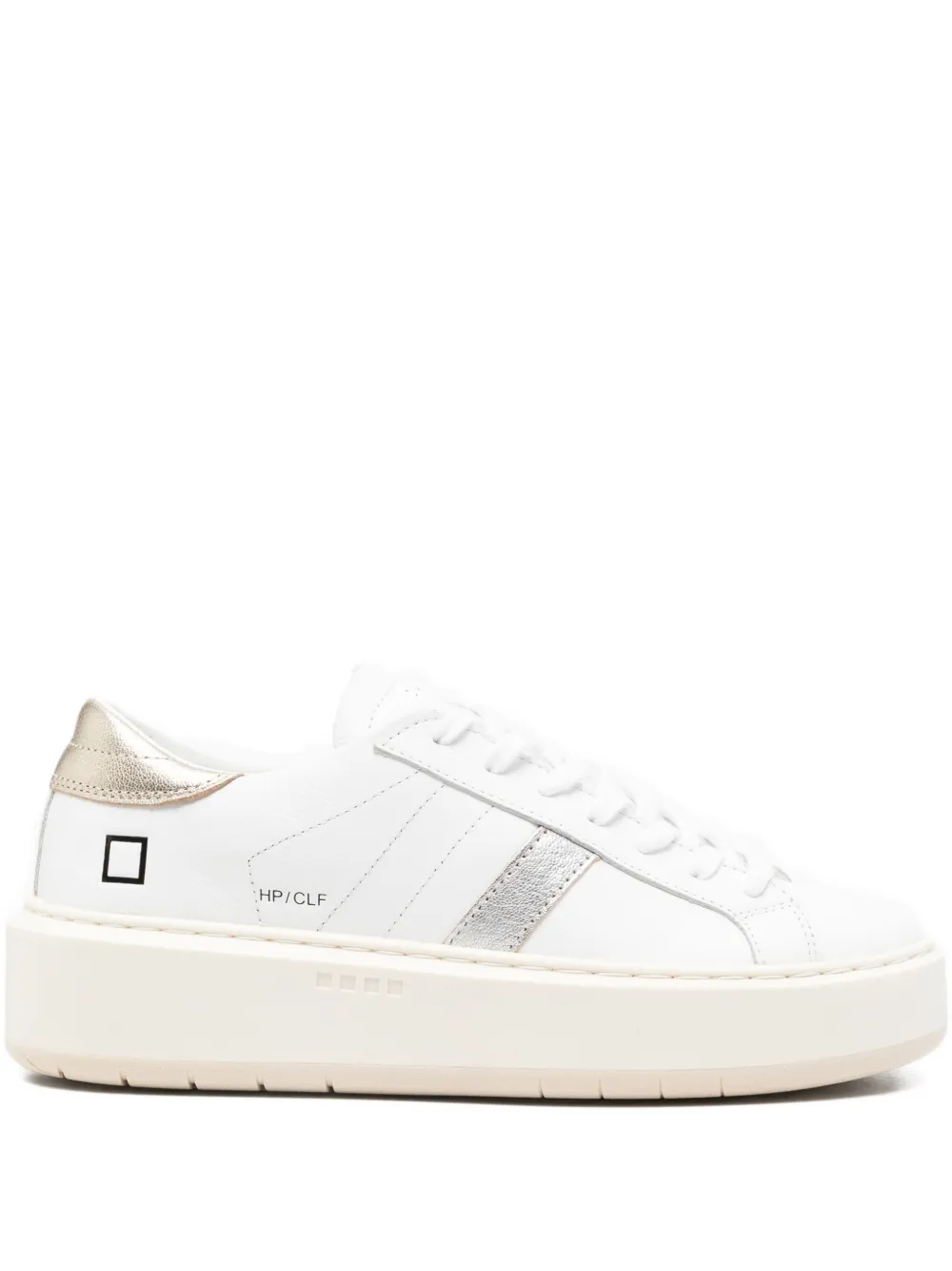 D.A.T.E. Sneakers met plateauzool Wit