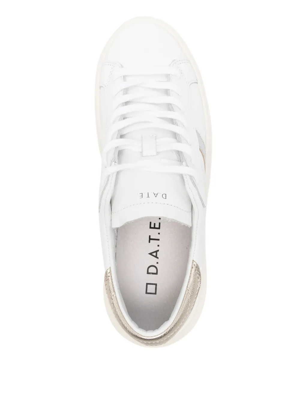 D.A.T.E. Sneakers met plateauzool Wit