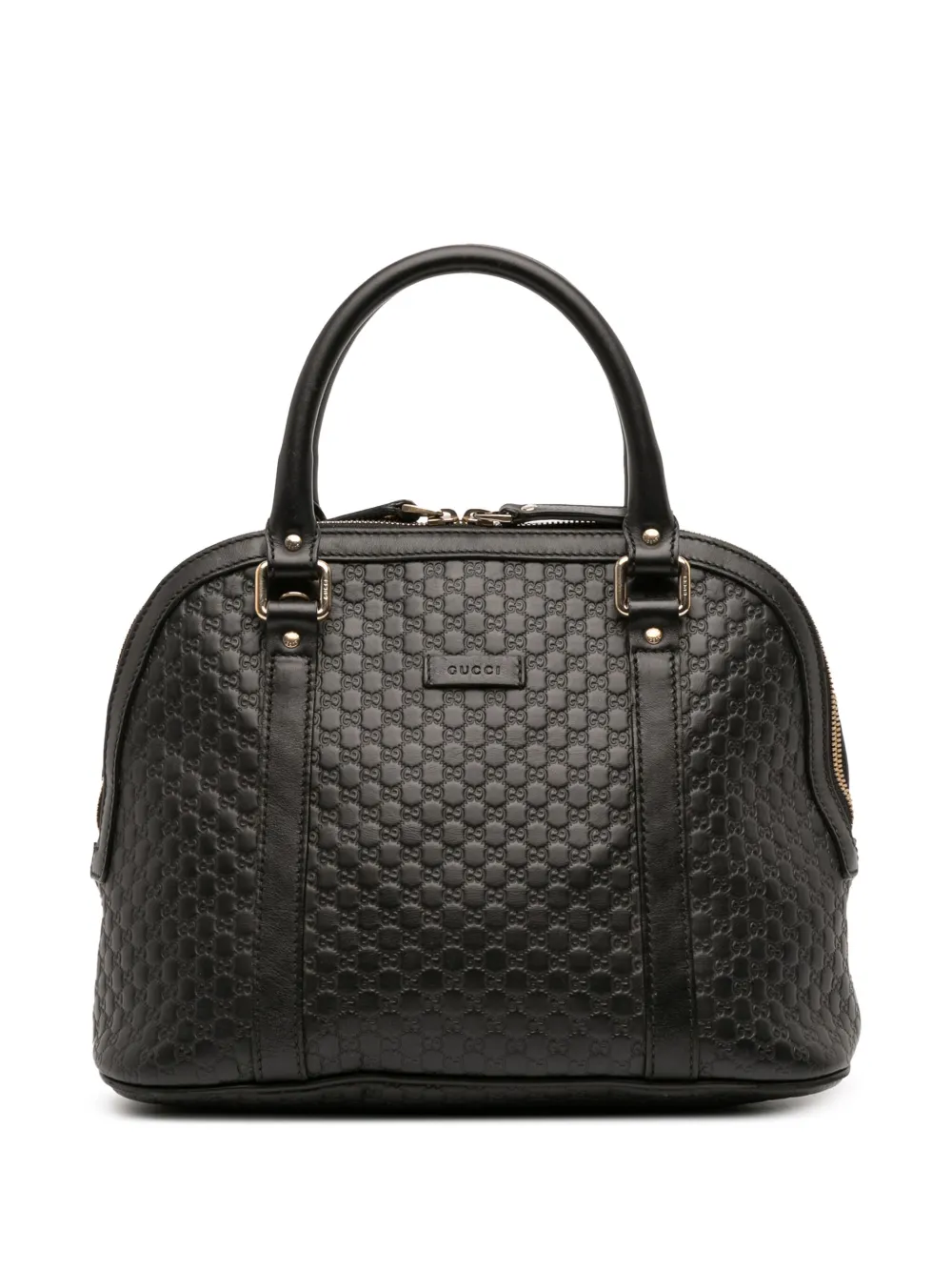 Gucci Pre-Owned 2016-2025 Medium Microguccissima Dome satchel - ブラック Gucci Pre-Owned 2016-2025 Medium Microguccissima Dome satchel - ブラック
