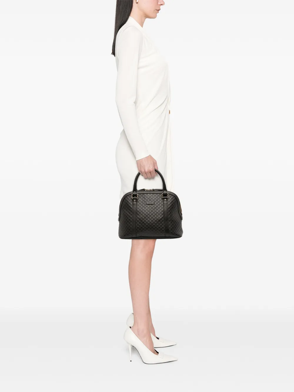 Gucci Pre-Owned 2016-2025 Medium Microguccissima Dome satchel | Pre-Owned | Image 2