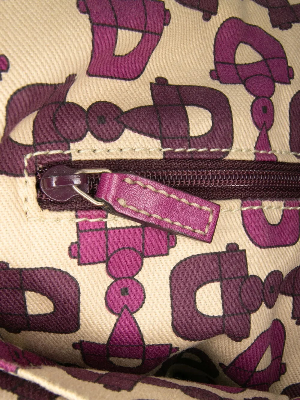 Pre-owned Gucci 2016-2025 Ssima Abbey D Ring Tote Bag In Purple