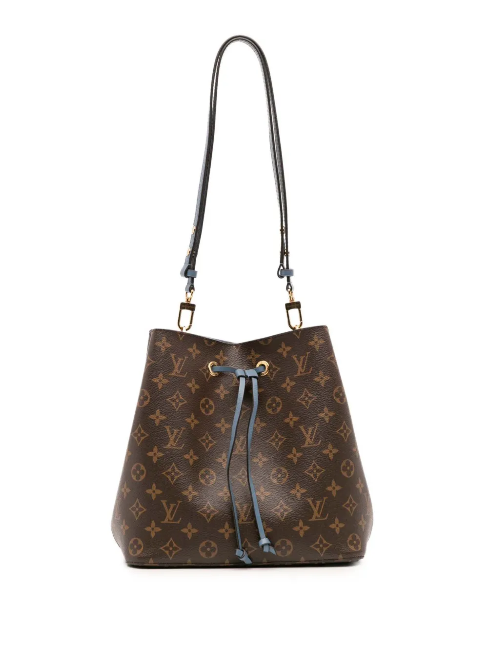 Louis Vuitton Pre-Owned 2019 Monogram Neonoe MM bucket bag - ブルー Louis Vuitton Pre-Owned 2019 Monogram Neonoe MM bucket bag - ブルー