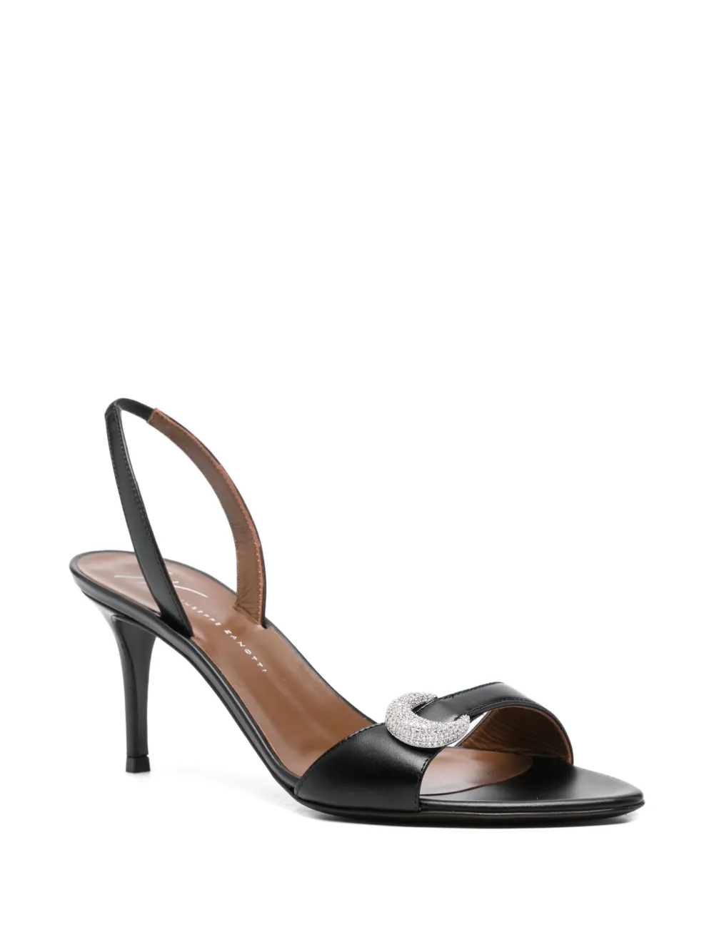 Giuseppe Zanotti 70mm Harissa slingback crystal-embellished sandals | Heeled Sandals | Image 2