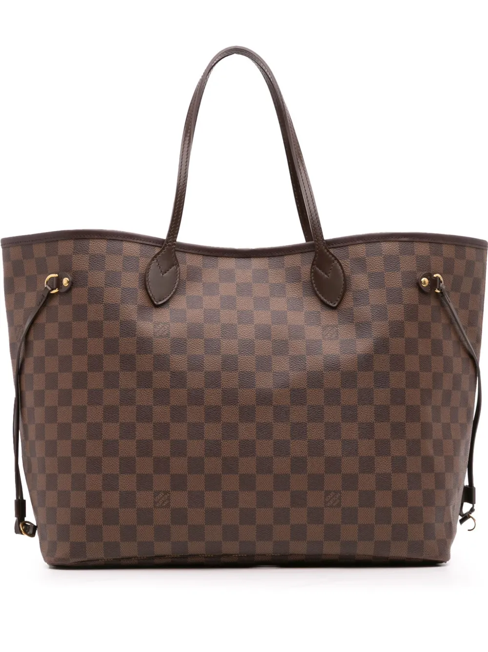 Louis Vuitton Pre-Owned 2011 Damier Ebene Neverfull GM tote bag - ブラウン Louis Vuitton Pre-Owned 2011 Damier Ebene Neverfull GM tote bag - ブラウン