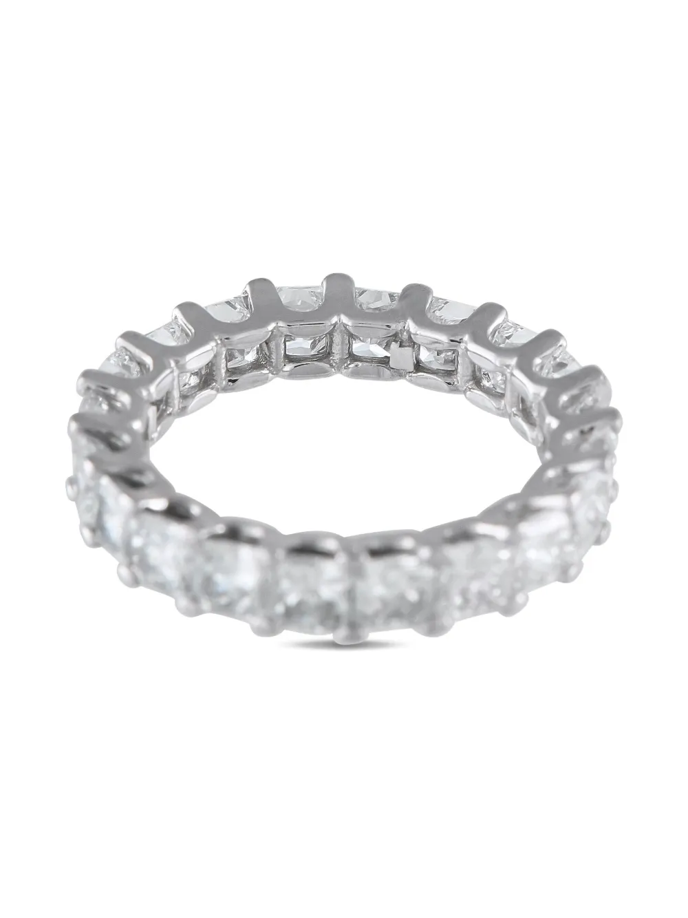 LB Exclusive 18K Gold Princess Cut Diamond Eternity Ring | Image 2