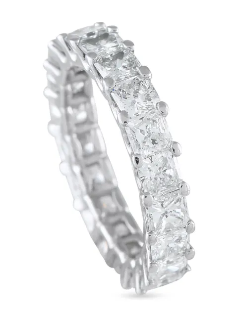 LB Exclusive 18K Gold Princess Cut Diamond Eternity Ring