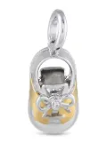 Aaron Basha 18K white gold saddle shoe charm - Grey
