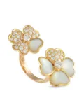 Van Cleef & Arpels 18K rose gold Cosmo diamond and mother of pearl ring - Yellow