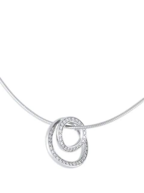 Movado collar en oro blanco de 18 ct