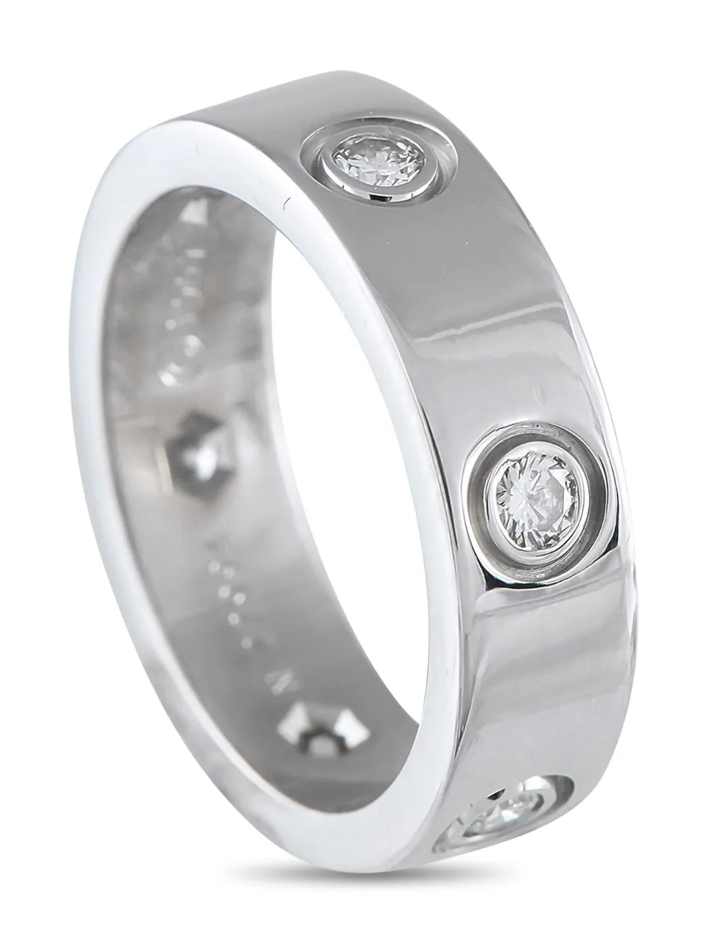 Cartier 18K white gold diamond ring | Image 2