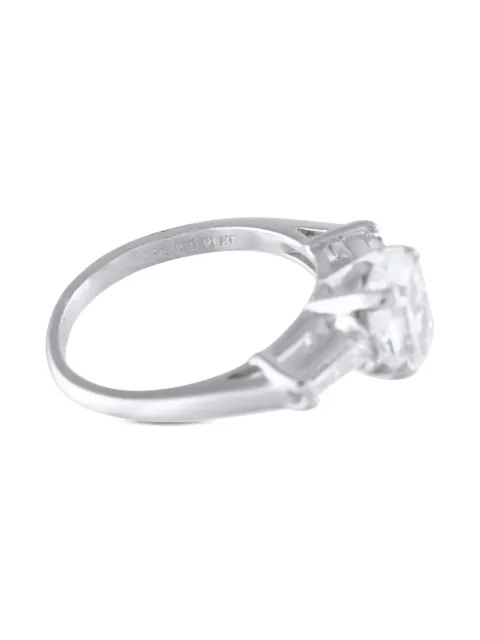 LB Exclusive Anello con platino e diamanti