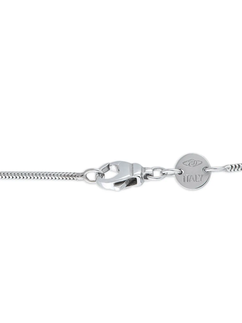  Movado 18k White Gold Diamond Necklace 