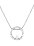 Movado 18K white gold diamond necklace
