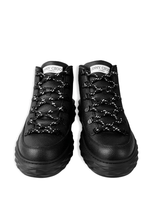 Jimmy Choo Diamond Maxi Hike Sneakers | Black | FARFETCH