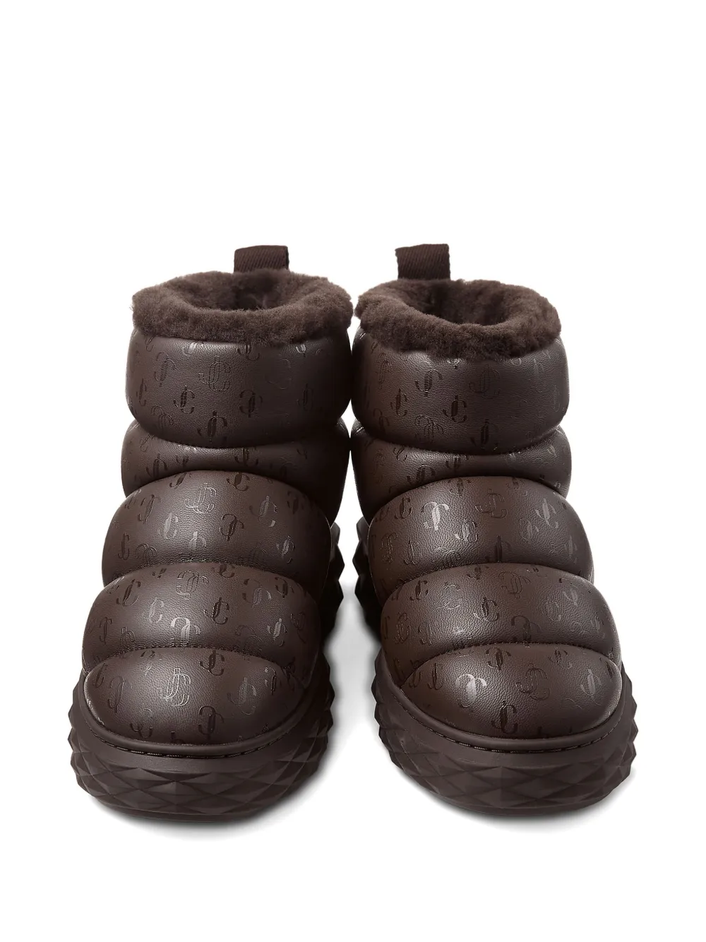 Jimmy Choo Xan Calfskin-shearling Snow Boots In Multi