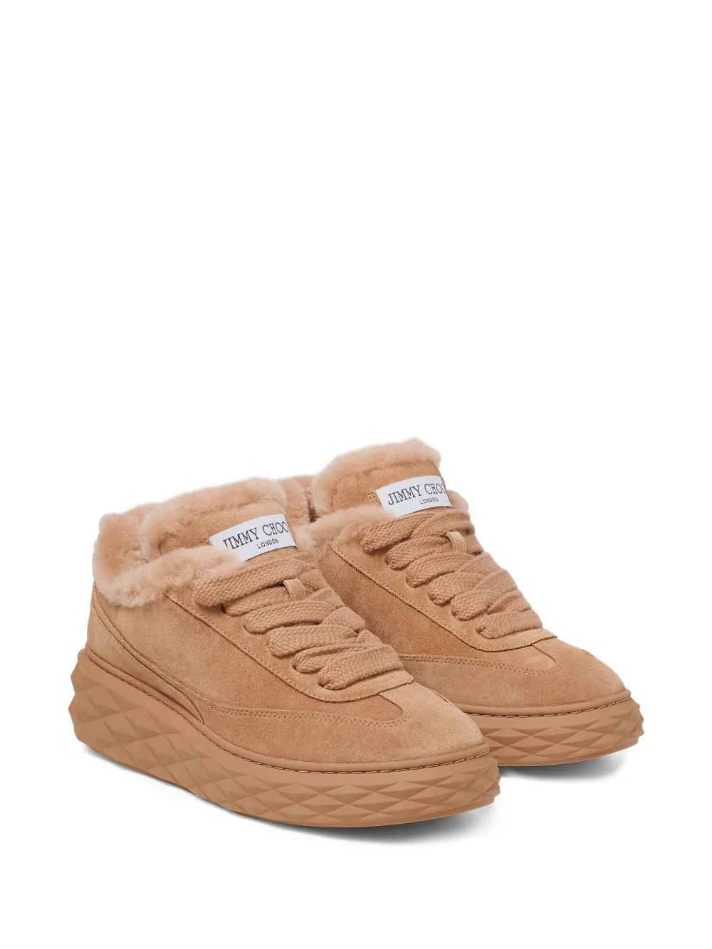 Jimmy Choo Diamond Maxi sneakers - Bruin