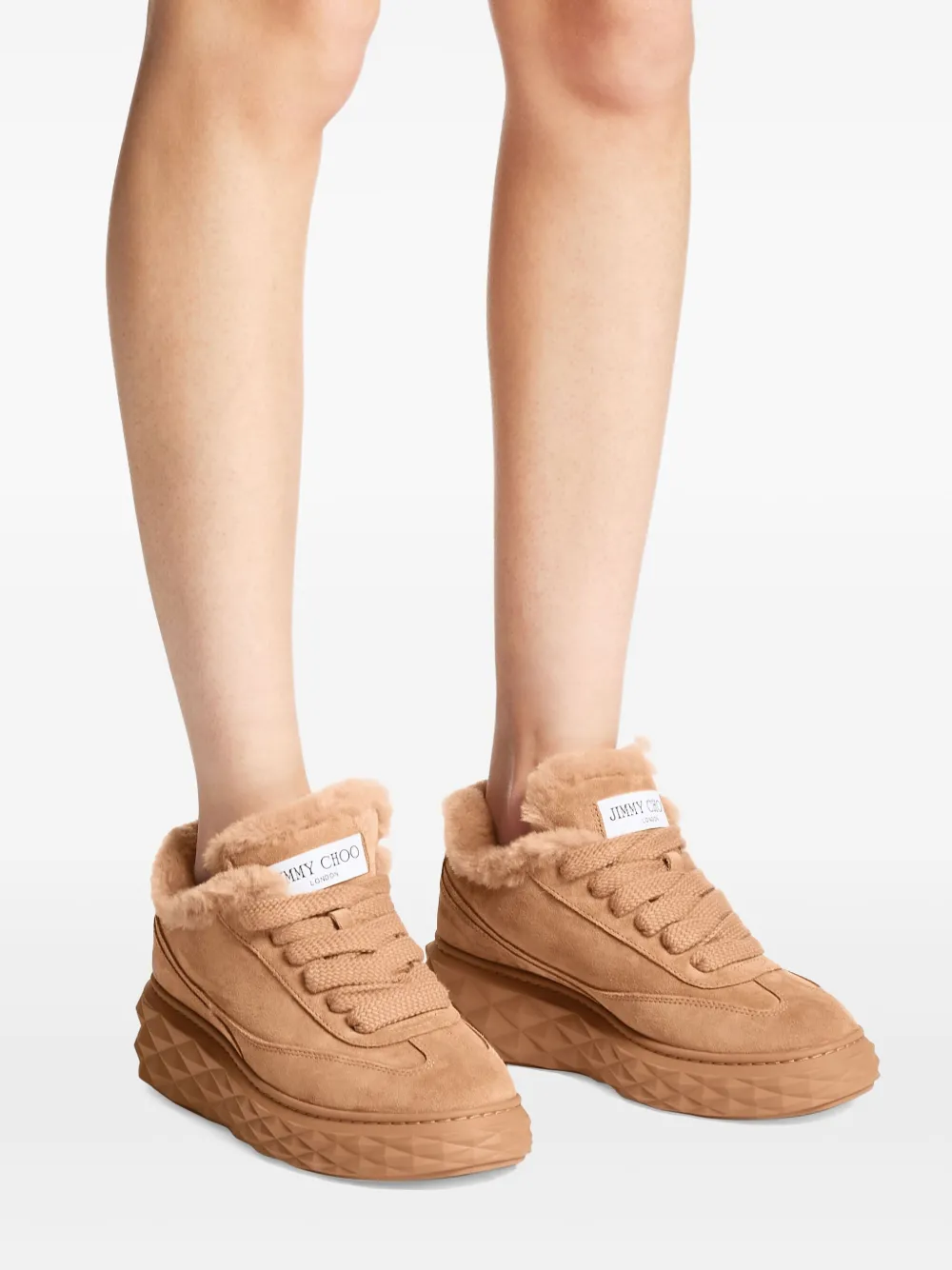 Jimmy Choo Diamond Maxi sneakers Bruin