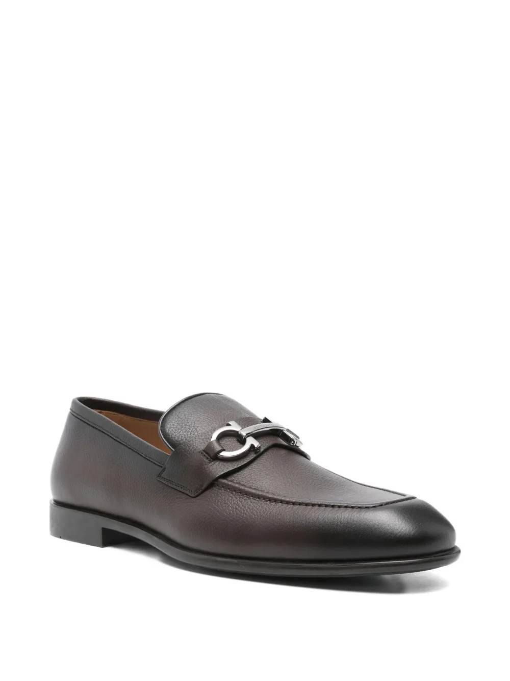Ferragamo Leren loafers - Bruin