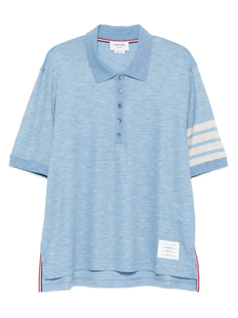 Thom Browne pikétröja med randdetalj