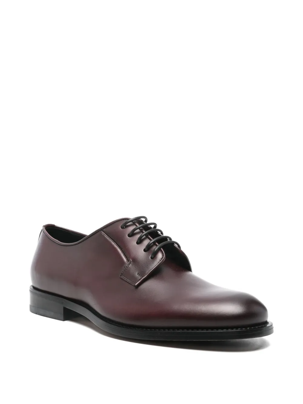 Ferragamo Lace-up Derby Shoes In Brown