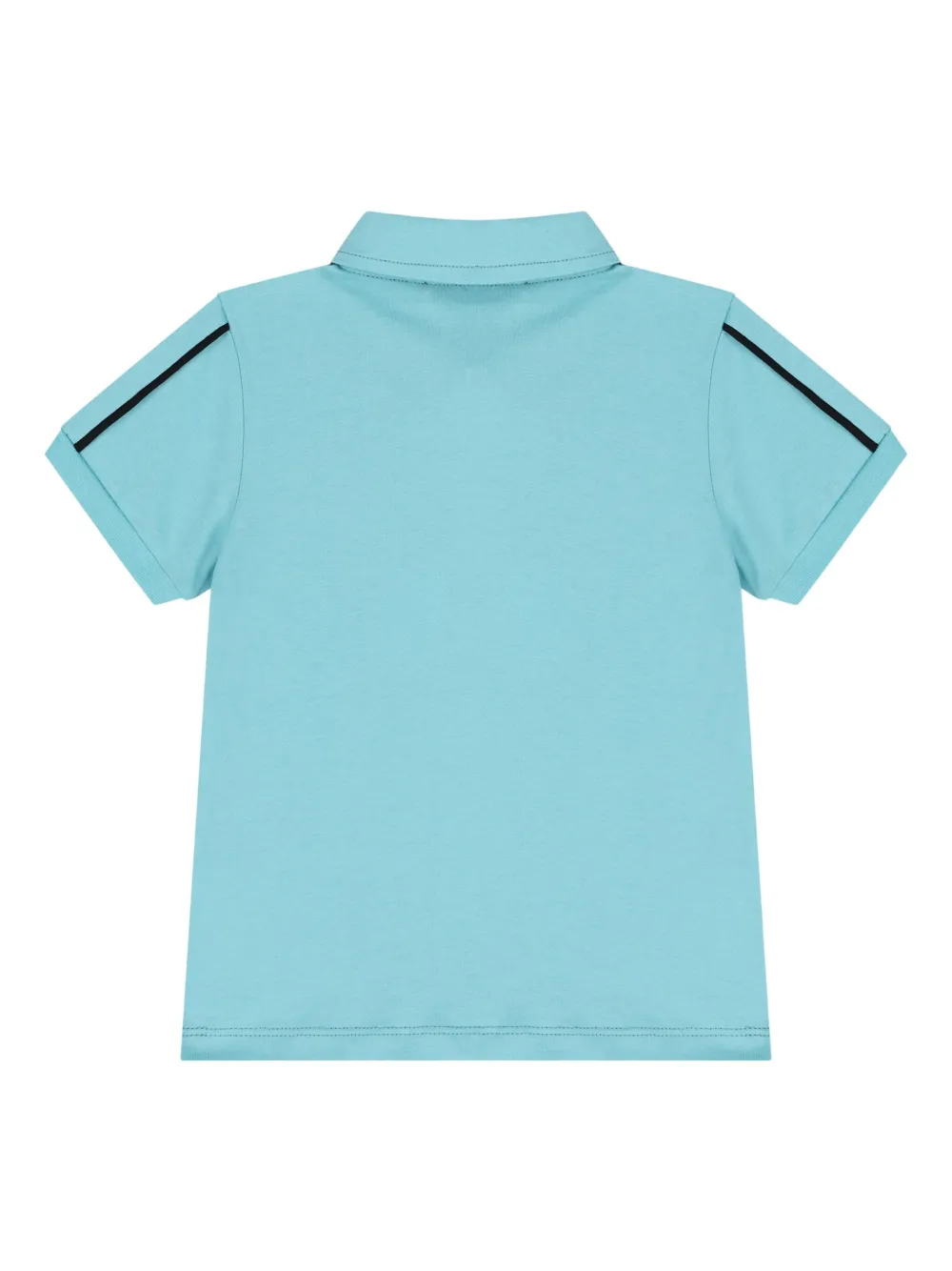 Aigner Kids Poloshirt met logopatch - Blauw