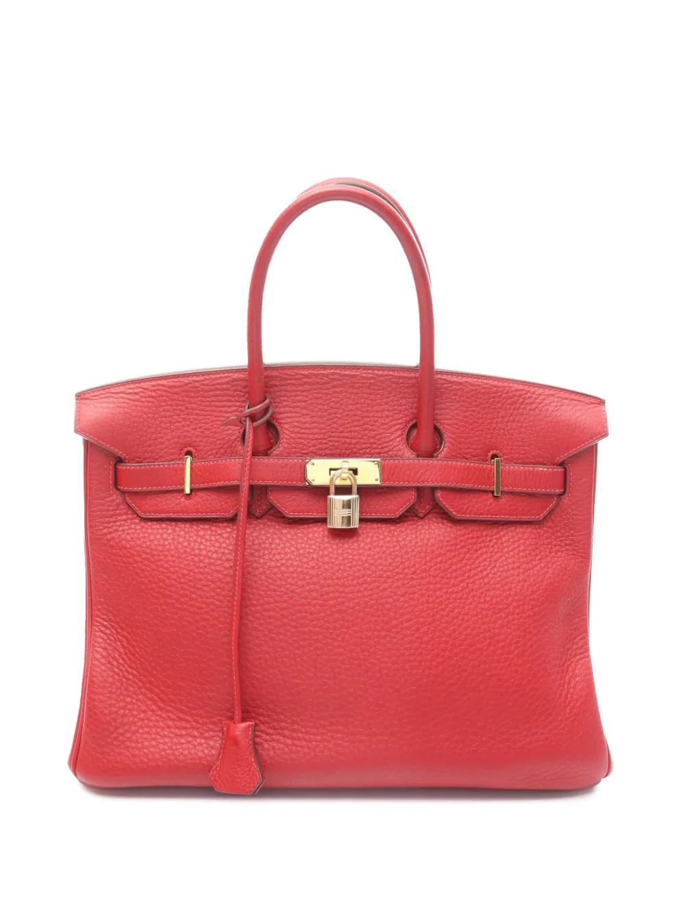 Hermès Pre-Owned 2005 Fjord Birkin Retourne 35 handbag - レッド Hermès Pre-Owned 2005 Fjord Birkin Retourne 35 handbag - レッド