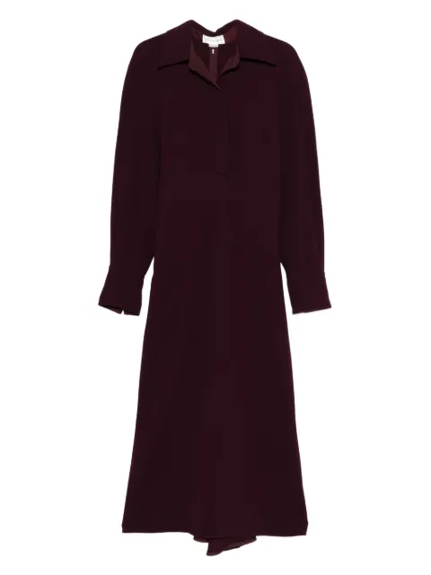 Victoria Beckham vestido midi con mangas farol