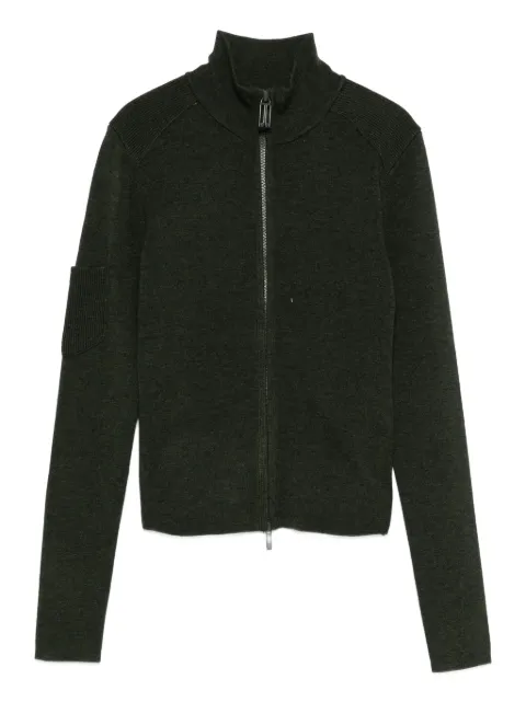 Victoria Beckham zip-front patch-pocket cardigan