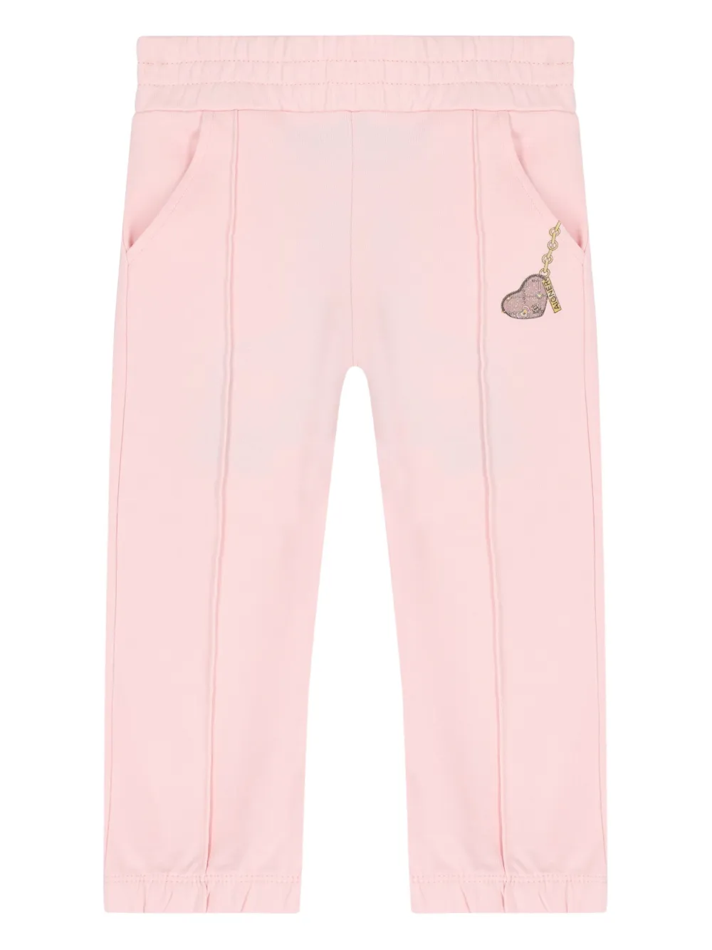 Aigner Kids heart-print track pants | Pink | Image 1