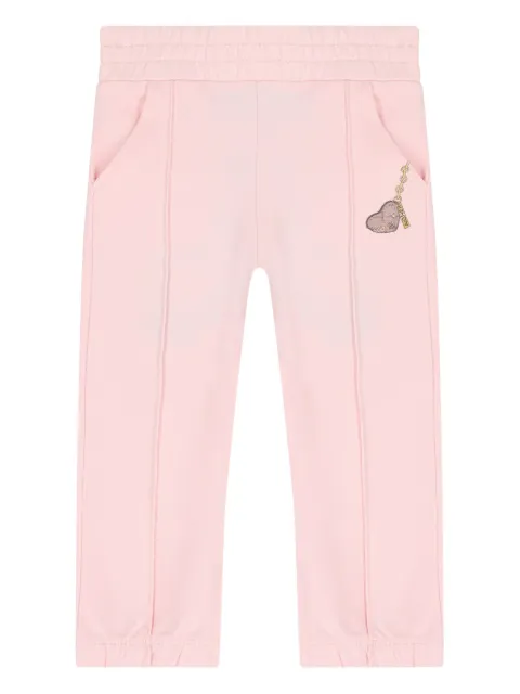 Aigner Kids heart-print track pants