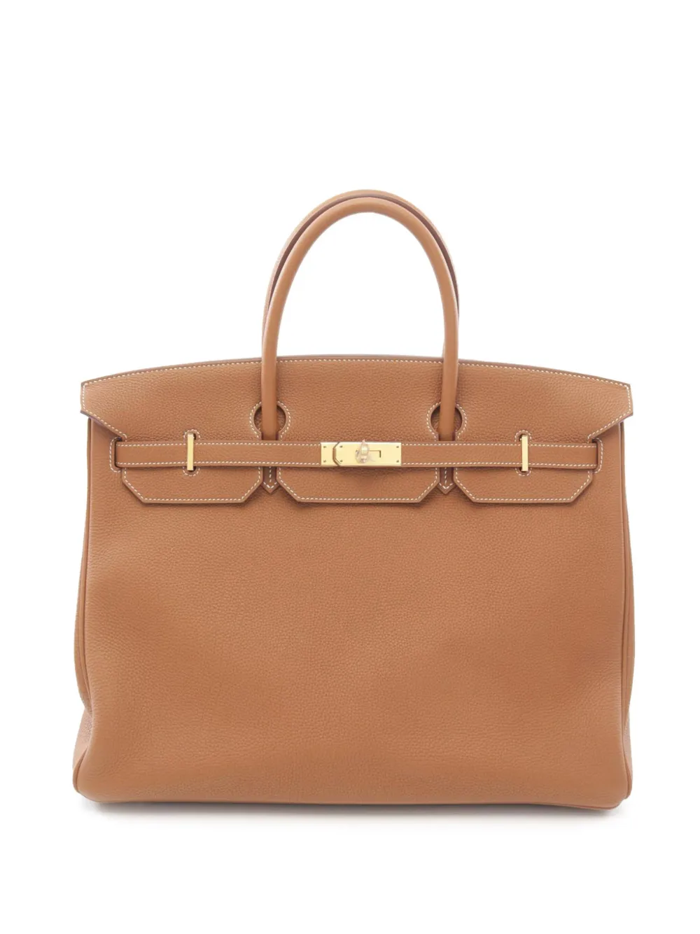 Hermès Pre-Owned 2020 Togo Birkin Retourne 40 handbag - ブラウン Hermès Pre-Owned 2020 Togo Birkin Retourne 40 handbag - ブラウン