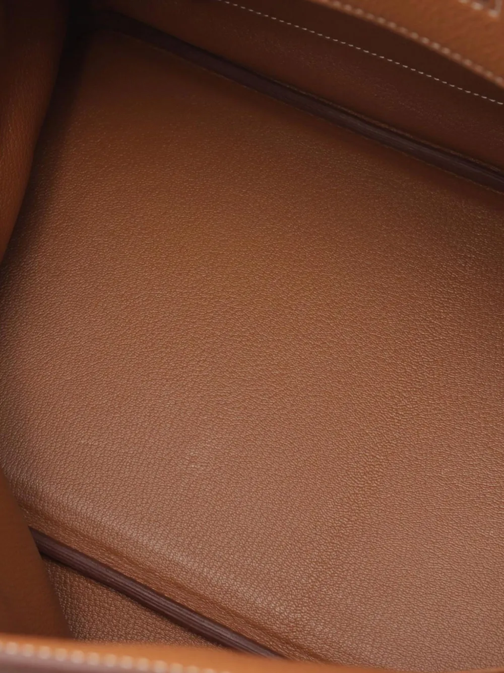 Pre-owned Hermes 2020 Togo Birkin Retourne 40 Handbag In Brown