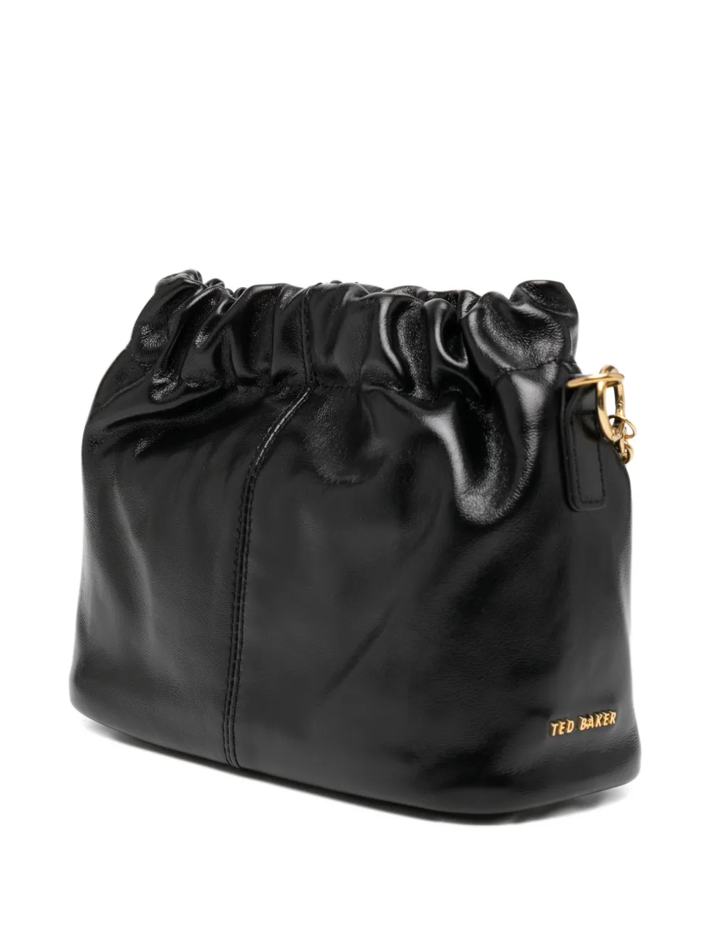 Ted Baker Essie Charm Bucket Bag In Black