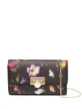 Ted Baker all-over floral print crossbody bag - Black