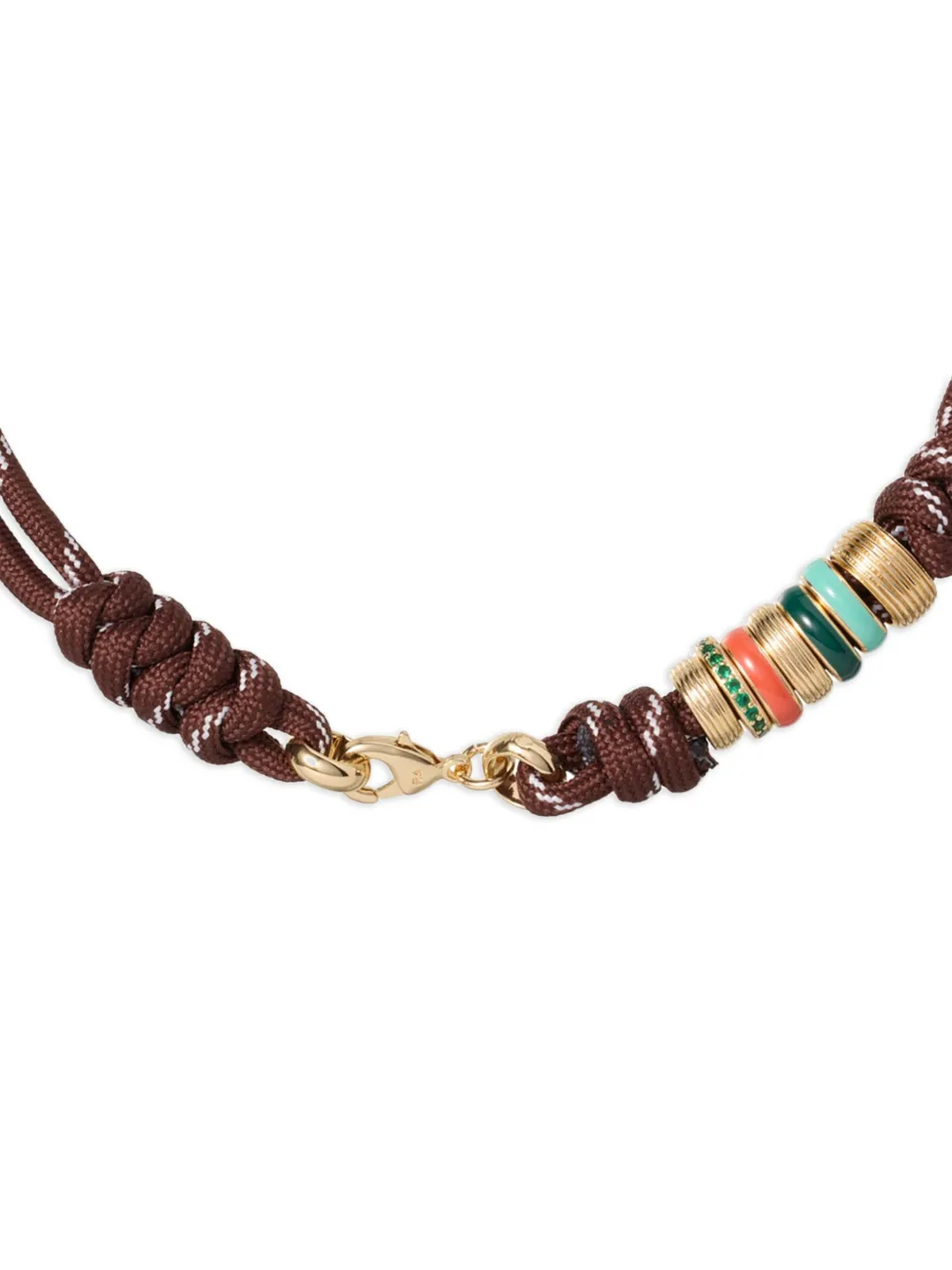 Roxanne Assoulin The Super Size Happy Cord halsketting - Bruin